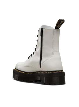 Stivales Dr Martens Retro Jadon 8 EYE Bianco Donna