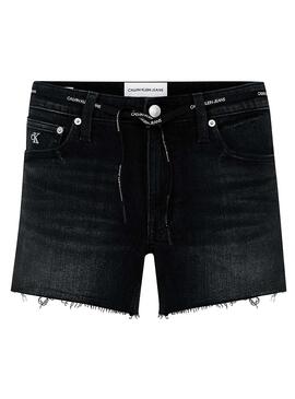 Short Calvin Klein Jeans Belt nera Donna