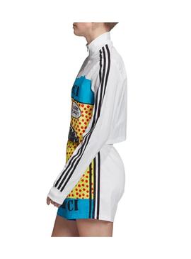 Felpe Adidas Fiorucci Bianco Donna