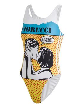 Body Adidas Fiorucci Bianco Donna