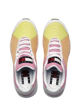 Sneaker Tommy Jeans Colorblock Pink Donna