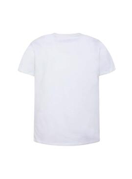 T-Shirt Pepe Jeans Aki White Bambino