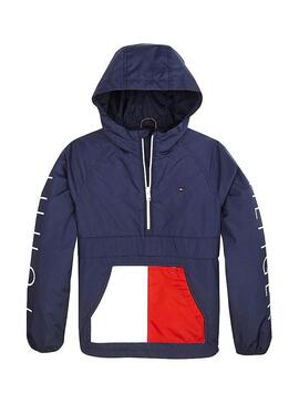 Giubbotto Tommy Hilfiger Pop Over Blue Bambino