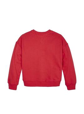 Felpe Tommy Hilfiger 1985 Rosso Bambina
