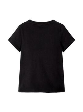 T-Shirt Name It Tinea Black Bambina