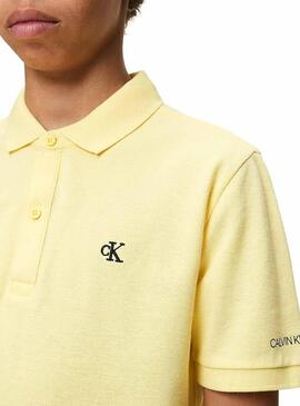 Polo Calvin Klein Essential Yellow per Bambino