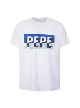 T-Shirt Pepe Jeans Micah Bianco Uomo