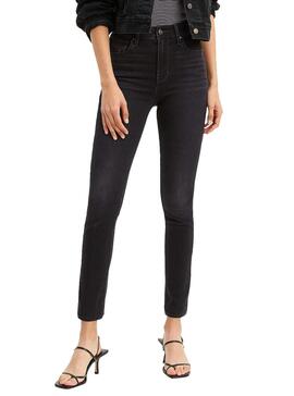 Jeans Levis 721 High Rise Nero Donna