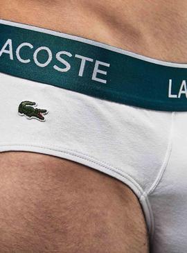 Pack Mutande Lacoste Slip Basic Uomo