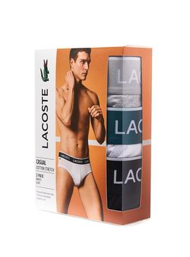 Pack Mutande Lacoste Slip Basic Uomo