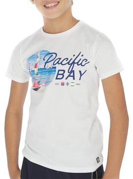 T-Shirt Mayoral Cerchio bianco per Bambino