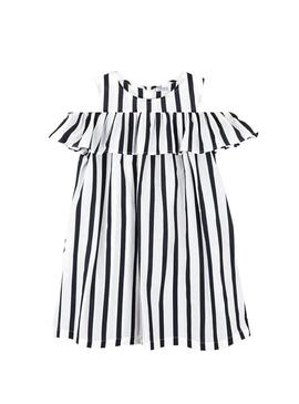 Abito Mayoral Stripes Blu Navy per Bambina