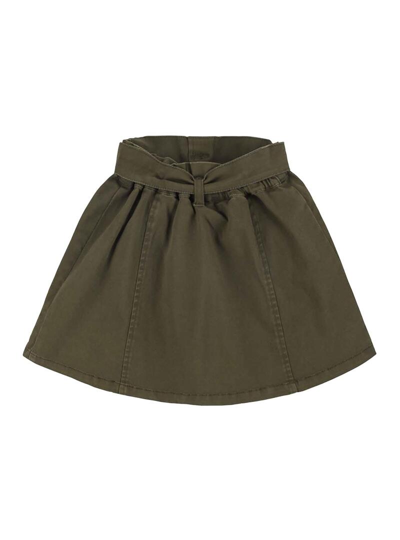 Gonna Mayoral Bottoni Verde per Bambina