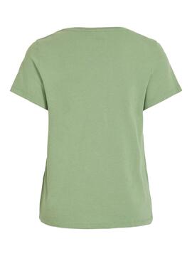 T-Shirt Vila Visus Verde Donna