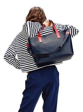 Borsa Tommy Jeans Femme Tote Marino Donna