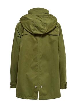 Parka Only Awesome Verde per Donna