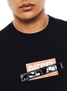 T-Shirt Diesel Diego Black Uomo