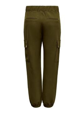Pantalone Only Glowing Verde Donna