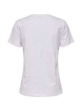 T-Shirt Only Kita Bianco Donna