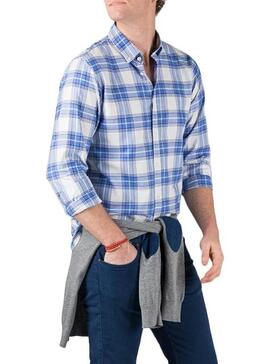 Camicia El Ganso Tessuto per cestini Blu Uomo