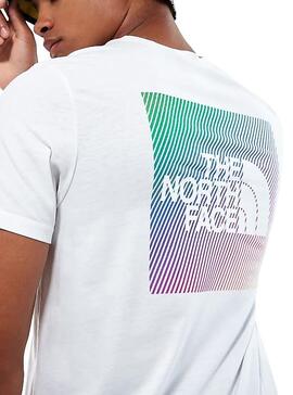 T-Shirt The North Face Rainbow Bianco Uomo