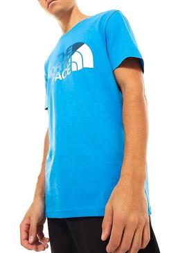 T-Shirt The North Face Logo Blu Uomo
