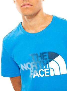 T-Shirt The North Face Logo Blu Uomo