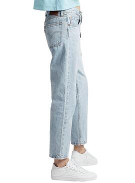 Jeans Levis 501 Crop Blu Donna