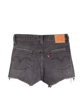 Short Levis 501 Original Grigio Donna