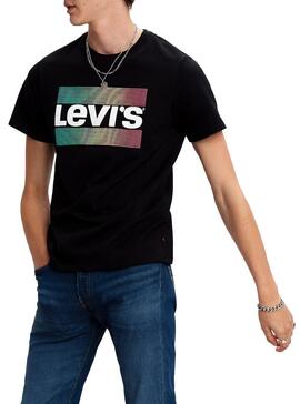 T-Shirt Levis Sportswear Logo Nero Uomo