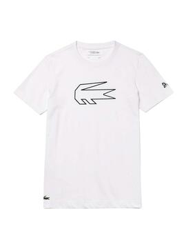 T-Shirt Lacoste TH4845 Bianco Uomo