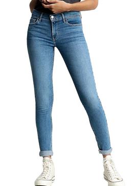 Jeans Levis 710 Innovation Blu Donna