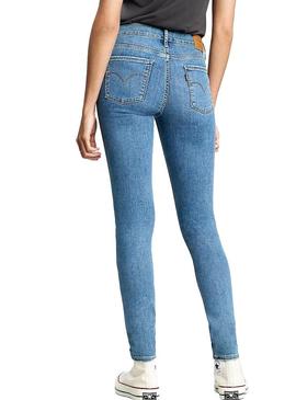 Jeans Levis 710 Innovation Blu Donna