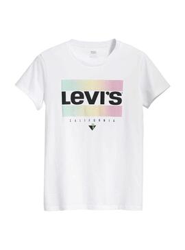 T-Shirt Levis The Perfect Tee Bianco Donna
