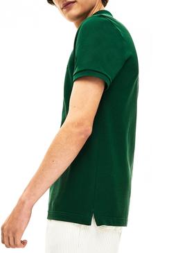 Polo Lacoste Slim Fit Verde Per Uomo