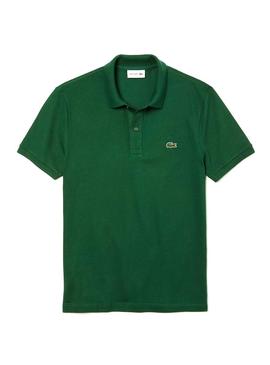 Polo Lacoste Slim Fit Verde Per Uomo