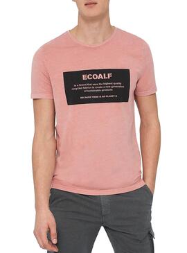 T-Shirt Ecoalf Natal Papaya per Uomo