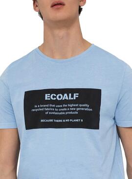 T-Shirt Ecoalf Natal Blu Per Uomo