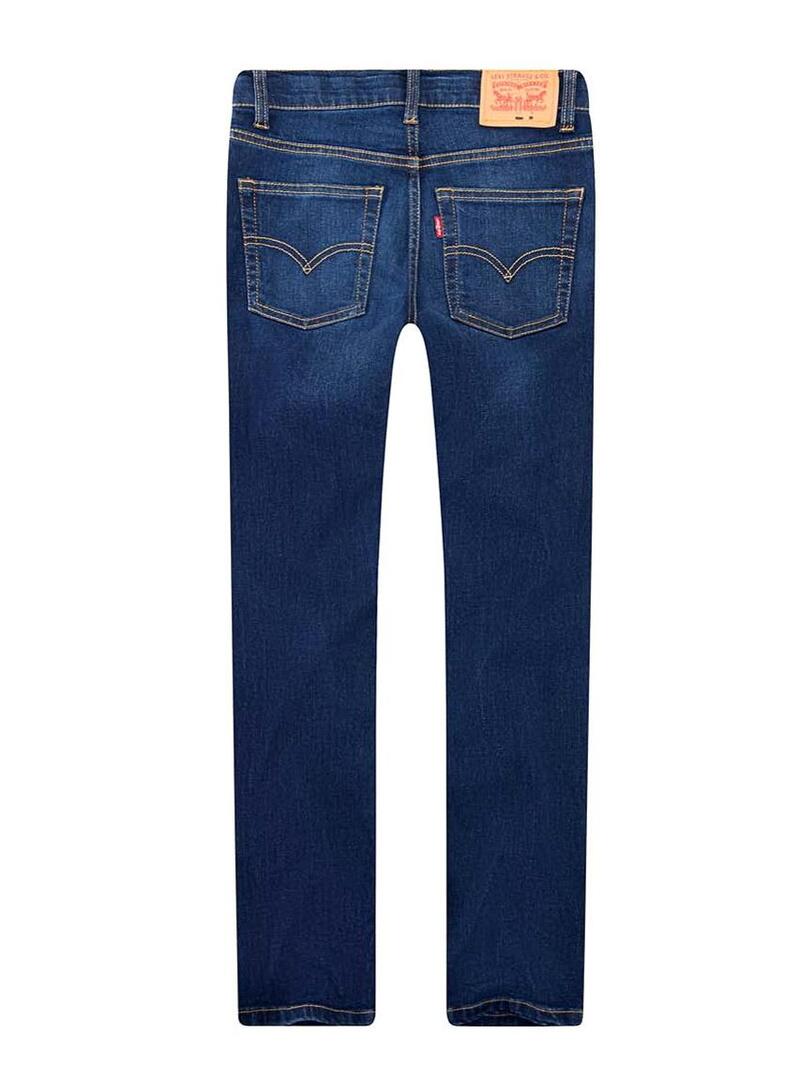 Pantalón Vaquero Levis 510 Skinny Azul Para Niño