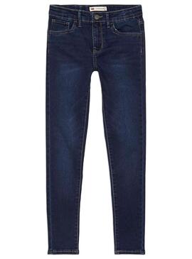 Pantaloni Jeans Levis 710 Eccellente Skinny Bambina