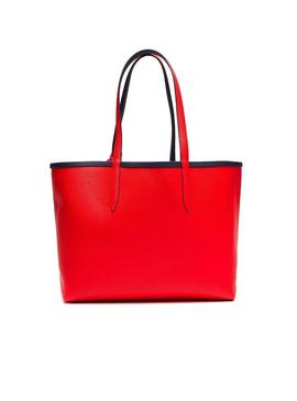 Borsa Lacoste Anna Reversibile Marino Rosso Donna