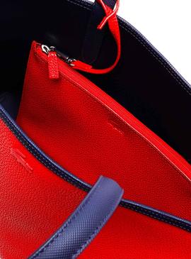 Borsa Lacoste Anna Reversibile Marino Rosso Donna