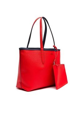 Borsa Lacoste Anna Reversibile Marino Rosso Donna