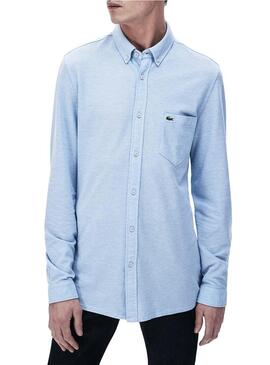 Camicia Lacoste Slim Fit Blu Per Uomo