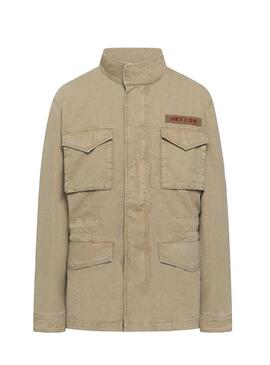 Cazadora Hackett Sahariana Beige Hombre