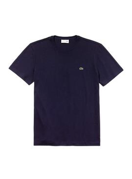 T-Shirt Lacoste Basic Blue Blu Navy Uomo