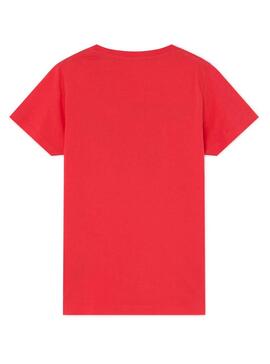 T-Shirt Hackett Logo H Rosso Per Bambino
