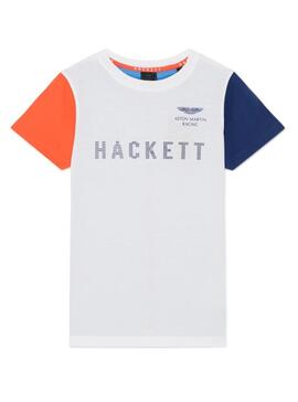 T-Shirt Hackett AMR Multicolor per Bambino
