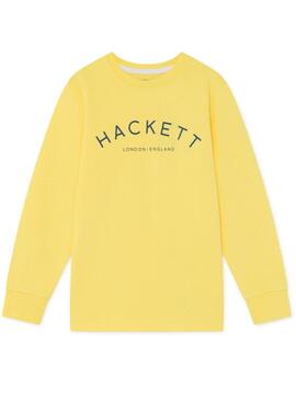 Felpe Hackett Logo giallo per Bambino