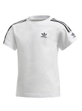 T-Shirt Adidas New Icon Bianco per ragazzo e ragazza